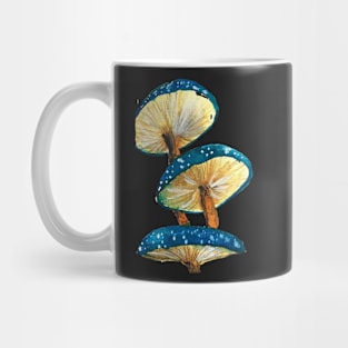 Blue Mushrooms Mug